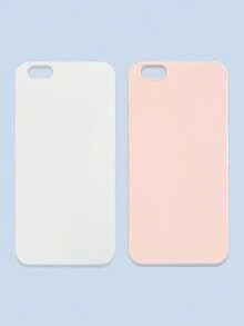 Bộ 2 ốp lưng điện thoại tối giản màu trơn, hồng và trắng, tương thích với iPhone 16, 16 Pro Max, 16 Pro, 16 Plus và các dòng điện thoại Galaxy. - Nhiều màu - Xem 19