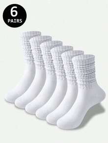 3 Pairs/6 Pairs/10pairs/20 Pairs Of Autumn And Winter Pile Socks, Open Knitted Socks, Open Socks, Men's Tight Middle Tube Socks, Tight Long Socks