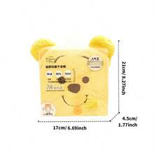 Miniso Disney Winnie The Pooh Fluffy Season Thickened Antibacterial Hair - Drying Cap, 7A - Level Antibacterial Material, Quick - Drying Winnie(1 PC)