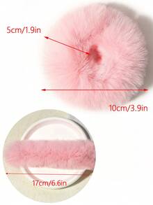 2件套毛绒发圈卷发毛绒马尾辫发夹发饰发圈发圈