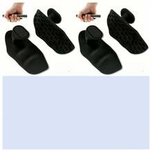 1 par de guantes de entrenamiento antideslizantes para levantamiento de pesas con 4 agujeros, guantes de levantamiento de pesas unisex, material de silicona suave para ejercitar los dedos, equipo de entrenamiento de fitness portátil y compacto, protector de manos, antideslizante y resistente al desgaste, adecuado para deportes, fitness, levantamiento de pesas, mancuernas, entrenamiento de fuerza