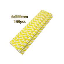 100 قش عصا المارشميلو، مناسب لديكور حفلات العطلات والاكسسوارات الحفلات، قطر 35 سم متعدد الأغراض قرن الحلوى، عصا ورقية للمارشميلو، قش ورقي، مناسب للأعياد والأعراس والحفلات والمهرجانات وصنع المارشميلو، متوفر باللونين: أبيض نقي أو أبيض مخطط باللون الأصفر - متعدد الألوان - مشاهدة 11