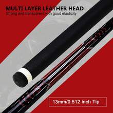 13MM Big Head Billiards Club Nine Ball Club Big Head Club Male 1/2 Split Black Eight Table Club Member Club