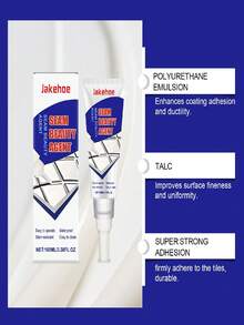 JAYSUING Sellador de lechada de azulejos, relleno impermeable y anti-moho para lechada de azulejos de piso de cocina y baño del hogar. Puede limpiar profundamente las juntas de los azulejos y eliminar manchas resistentes, formando una capa impermeable. - 100ml - Ver 8