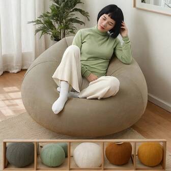 Sillas de puf inflables para exteriores, sillas de camping hinchables, sofá perezoso inflable, puf plegable y portátil para noches de película