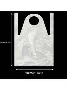 1件一次性塑料防水围裙，独立包装，男女通用厨房防护服，餐饮一次性用品 - 彩色 - 查看 3