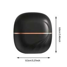 1pc Portable Wireless Hair Straightening Comb - USB Charging Travel Essential, 3-Speed Temperature Control, Copper Hot Plate For Smooth Styling, Women's Portable Hair Salon | Fashionable Modern Design | Mini Hair Straightening Machine