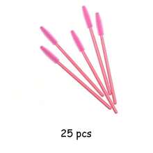 25/50pcs Silicone Mascara Wands Applicator Disposable Eyelash Brushes Comb Beauty Makeup Brush For Women Eyelash Extension Tools