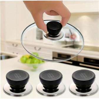1/5/10/20PCS Pan Pot Lid Handle Pan Hand Grip Cover Replacement Pot Caps Lid Knob Handle Universal Cookware Parts Universal Replacement Kitchen Cookware Pot Pan Lid Hand Grip Knob Handle Cover Pan Lid Handle Kitchen Accessories