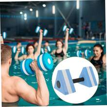 Mancuernas de Agua para Ejercicios Acuticos Pesas para Piscina Flotantes Entrenamiento y Ergonmico Accesorio para Aquaerobics y Fortalecimiento - Azul - Ver 8