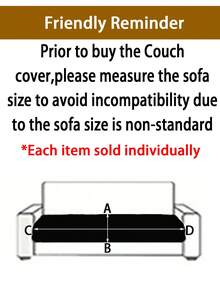 1 pieza Cojín de sofá de franela suave y acolchado, estilo resistente a las mascotas, antideslizante y antisuciedad, protector de sofá para otoño/invierno resistente a los arañazos, adecuado para sofás en forma de L y de 1/2/3/4 plazas (se vende individualmente)