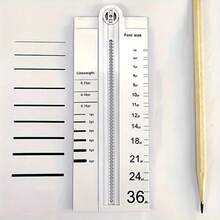 1 pieza Regla geométrica plegable multifuncional - Hecha de material ABS, sin electricidad, precisión 0.01 - Plantilla matemática con medición de ángulo para dibujo escolar y de oficina, excelente material de aprendizaje y útiles escolares, gran regalo pequeño de Navidad