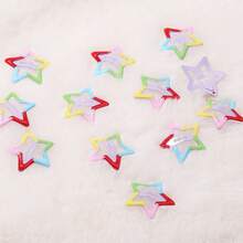 1 Set Women's Star Hair Clips, Star Hair Claws, Bow Hair Clips. Y2K Style. Streetwear, Party
