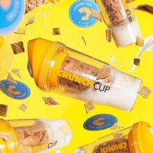 - - Black - A Portable Cereal Cup Keeps Your Cereal Crunchy - Estándar + amarillo - Ver 5