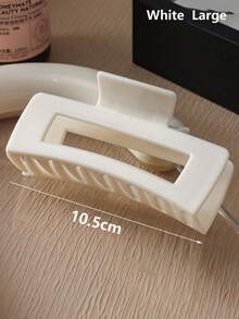 Soft Silicone Hair Claw, High-End Anti-Drop Unbreakable Hair Clip, Square Hair Soft Claw Clips For Women, Flexible Claw Clip For Thick Hair, Lightweight Large Cozy Clip Special Soft Hairpins, Suitable For Various Occasions, 2025 New Design Hair Accessories Women Claw Clip Fall Fashion Hair Claw Autumn Hair Clutch Elegant Clips For Hair Winter For Vacation Outfits Woman