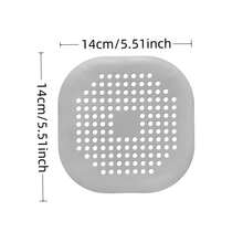 Sewer With Suction Cup, Floor Drain Mat, Kitchen, Bathroom, Anti Clogging Hair Filter