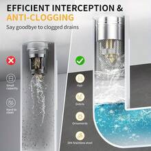 Universal Bathroom Sink Hair Catcher & Drain Strainer - Stainless Steel Pop-Up Stopper With Fine Mesh Basket, Anti-Clog Filter For Hair & Soap Scum, Easy Install & Clean, Fits Most Sinks - 1pc - 查看 5
