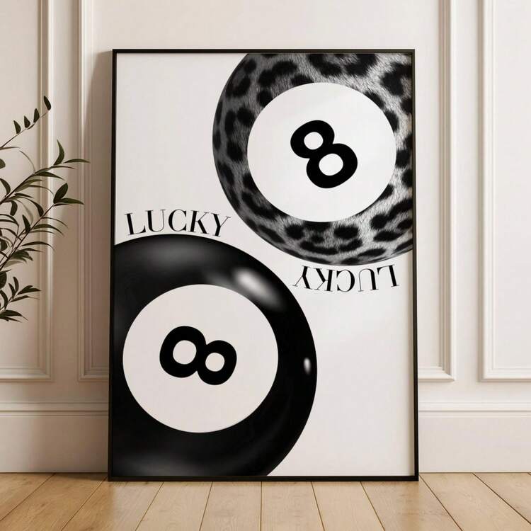 1/3 Pcs Frameless Black And White Stylish Printed Poster Leopard Roar, Star Art, Retro Wall Decor, Suitable For Bedrooms, Dormitories, Home Offices, Classrooms, Preppy Animal Pattern, Best Gift Choice - Multicolor - View 4