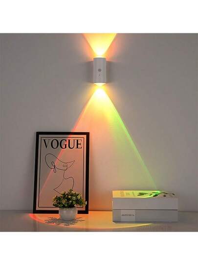 Motion Sensor LED Wand Verlichting Remote Control, RGB Dimmable, Slimme Night Function, Corridor, Bedroom, Living Room, Closet Easy Installation, Entryway, Bedside, Bureau Lighting Moderne Lamp view 11