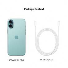 Apple A+级二手苹果iPhone 16，原装正品，近乎全新（99%新）；手机和保护壳均包含在内。 - 深青色 - 查看 11