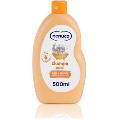  Champú Suave Sin Lágrimas con Leche de Almendras Dulces 500ml para Uso Diario - Estimula los Sentidos de los Pequeños Durante el Baño con Nenuco: Experiencia Divertida y Agradable - Fórmula Especial con Aclarado Fácil y Suave Aroma - Ideal para Cabello Delicado - Perfecto Para Toda la Familia - Convierte el Cuidado del Cabello en un Momento de Relajación y Juego - Descubre el Poder Nutritivo de las Almendras Dulces en Cada Lavado - Multicolor y  para el Uso Diario