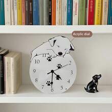 Ceas suspendat exterior în stil american, acrilic transparent, ceas de perete pentru salon, ceas decorativ silențios pentru sufragerie