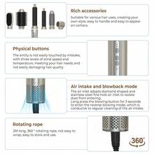 6-In-1 Multifunctional Hot Air Comb Set, Quickly Dry Hair, Curl And Straighten Hair, Create Fashionable Styles, Save Time And Effort - EU C Type Plug(220-240V) - View 11