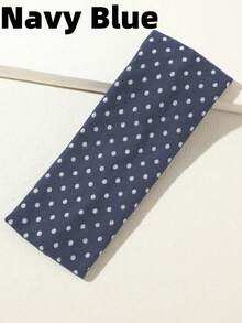 1 pezzo/4 pezzi Fascia elastica sportiva retrò con stampa a pois, versatile per la vita quotidiana, lo yoga, le attività all'aperto, accessorio per capelli di moda per le donne. Sciarpa, fascia per capelli autunnale, bandana per ciclismo, fasce per il sudore per l'inverno, accessori per capelli per le donne, per gli outfit da vacanza.