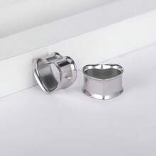 3 Cặp nút chặn lỗ xỏ khuyên tai DIY, Phụ kiện đo lỗ xỏ khuyên tai bằng thép không gỉ cho nữ - tự làm lấy - Xem 6