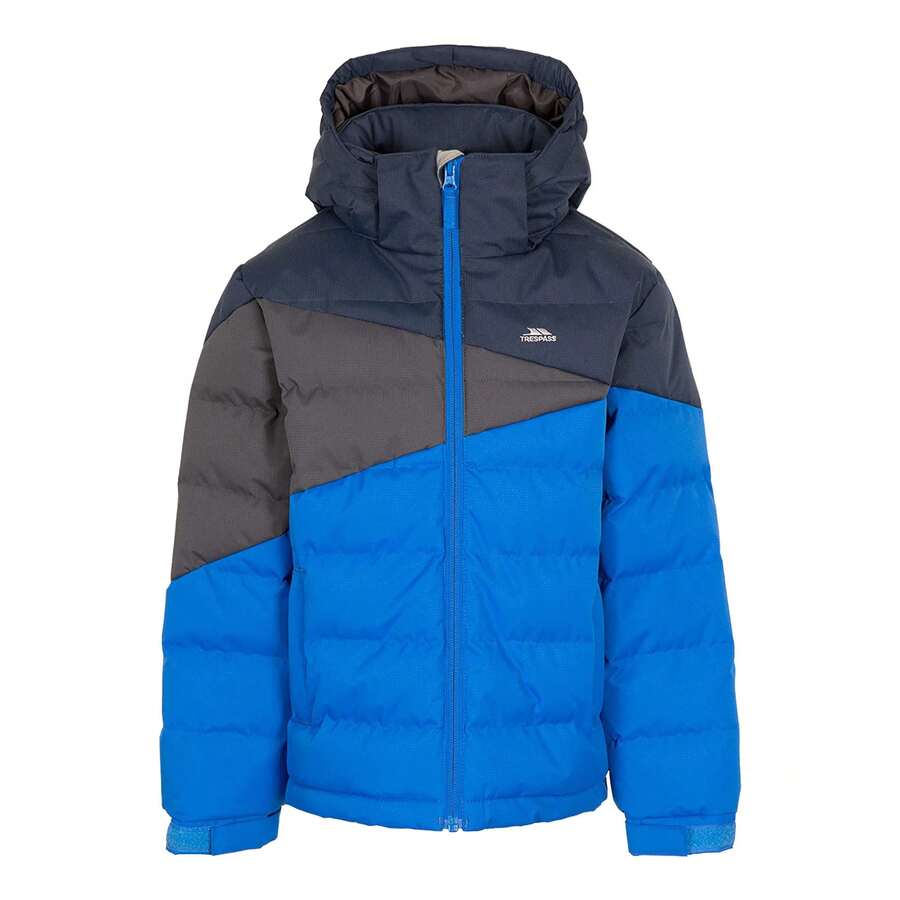 Trespass Childrens/Kids Layout Padded Jacket (Blue) - 100% Polyester - (TP5214) - Blue - View 1