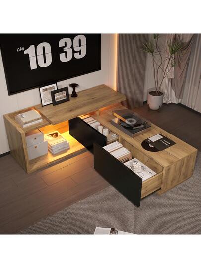 Sairedel Modular TV St Movable Module LED Lighting, Flexible In Extends To 2m Maximum Space Flexibility Storage view 5