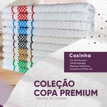 Kit Of 5 Premium Dishcloths 100% Cotton Thick Terry Cloth 45x70cm Kitchen Pantry - màu đen - Xem 2