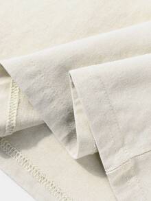 Washed Cotton Men's T-Shirt - Gachiakuta "Ludo Battle Mode" Retro Anime Comic Acid-Washed Heavy Cotton Short-Sleeved, Graphic T-Shirt, Anime Fan Gift, Men's Clothing, Street Style Tops,  Wear, Local Warehouse - 杏色 - 查看 4