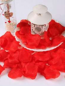 1000/2000/10pcs Romantic Style Non-Woven Fabric Simulated Rose Petals, Artificial Rose Petals, Romantic Handcrafted Scattered Flowers, Proposal Parties, Valentine's Day Decorations, Wedding Decorations And Room Decorations, Anniversary Decorations - Multicolor - View 10