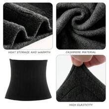 Unisex Washable Double-Layer Fleece Waist Belt, Suitable For Home, Office And Outdoor Activities, All Seasons, Comfortable And Warm - Multicolor - View 5