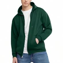 Men's Full Zip  Smart Fleece Hoodie