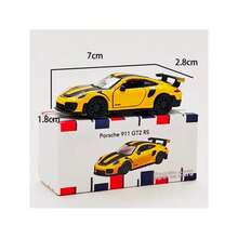 Burago Bộ sưu tập mô hình xe hơi hợp kim đúc tỷ lệ 1:64, bản sao chính thức được cấp phép của Mercedes-Benz, , Cadillac, Chevrolet, đồ chơi xe đua sưu tầm, quà tặng sinh nhật cho nam giới. - Porsche 911 GT2 RS-Vàng - Xem 3