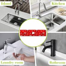 1 pieza Feliz Navidad, Estera de fregadero de barro de diatomeas con copos de nieve festivos - Estera protectora antideslizante y absorbente para encimeras, para decoración del hogar, oficina y granja. - Multicolor - Ver 11