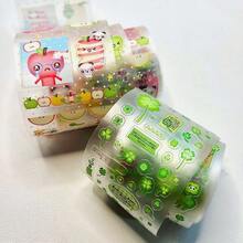 1包“复古故事”绿色三叶草和红色苹果贴纸，复古昭和风格贴纸，适用于剪贴簿和日记本，趣味贴纸，Kindle剪贴簿用品 - 彩色 - 查看 8