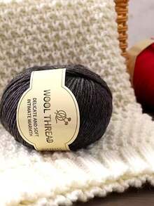 1 卷混合颜色 70% 澳大利亚羊毛，30% 抗起球纤维，50g/1.76oz 粗废纱，用于 DIY 手工围巾、披肩和毛衣 - 柔软、蓬松、抗起球工艺纱线 - 彩色 - 查看 7