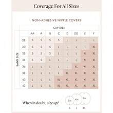 1 Pairs Nipple CoversGrippy Not Sticky Nipple Covers - Cakes Reusable Non Adhesive Nipple Pasties For Women - Silicone Bra Inserts - Kem - Xem 5