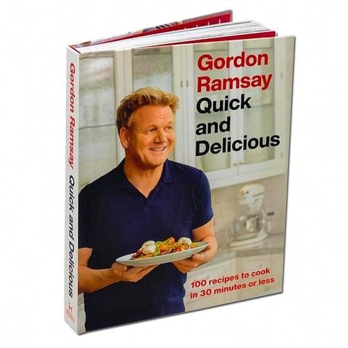 Gordon Ramsay Quick And Delicious 100 Recipes In 30 Minutes Or Less - Single Book - View 1