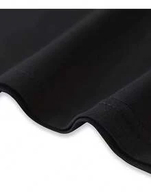 Men's Premium Cotton T-Shirt Academia Hope Larga Moda - Black - View 7