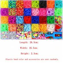 Kit de 2800+ bandas de telar, kit de bandas de telar de 30 colores para niñas que incluye broches, dijes, cuentas y todos los accesorios, kit de manualidades para hacer pulseras de la , kit de manualidades, regalo perfecto para cumpleaños, Halloween