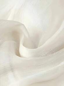 Chân váy midi chữ A màu trơn thanh lịch dành cho nữ của LuminousWealth, phù hợp cho trang phục thường ngày hoặc công sở, mọi mùa, tuyệt vời cho dịp năm mới, lễ hội, tiệc tùng, màu trắng mùa xuân. - trắng - Xem 3