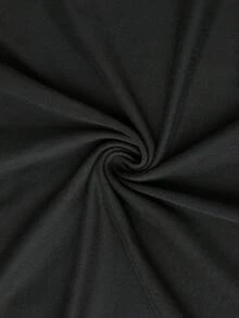 Camiseta para hombre de manga corta y cuello redondo, estilo casual con estampado moderno, cómoda y versátil - Negro - Ver 5