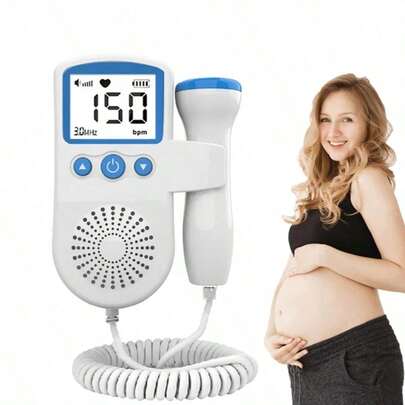 Baby Detector De Frecuencia Cardíaca Fetal Portátil Doppler