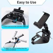 Gamepad Phone Mount Clip - Adjustable Controller Bracket Holder For Mobile Gaming Comfort - Multicolor - View 4