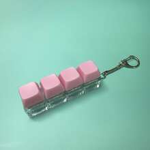 1pc Keyboard Key Cap Stress Relief Toy & Keychain - Finger Press Decompression Accessory, Suitable For Bags And Backpacks - Multicolor - View 8