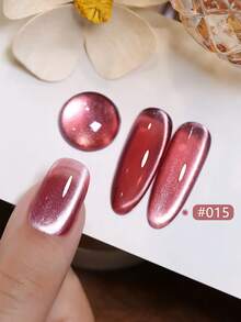 10ml Autumn Winter Nails New Ultra-Bright High Magnetic Powder Retro Ice Transparent Pink Blue Brown Red Glass Bead Cat Eye Gel Nail Polish Moonlight Porcelain White Cat Eye Phototherapy Nail Art Whitening Popular Gel For Nail Salon Home Diy Nail Supplies